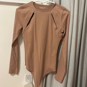 Abercrombie body suit with cut outs